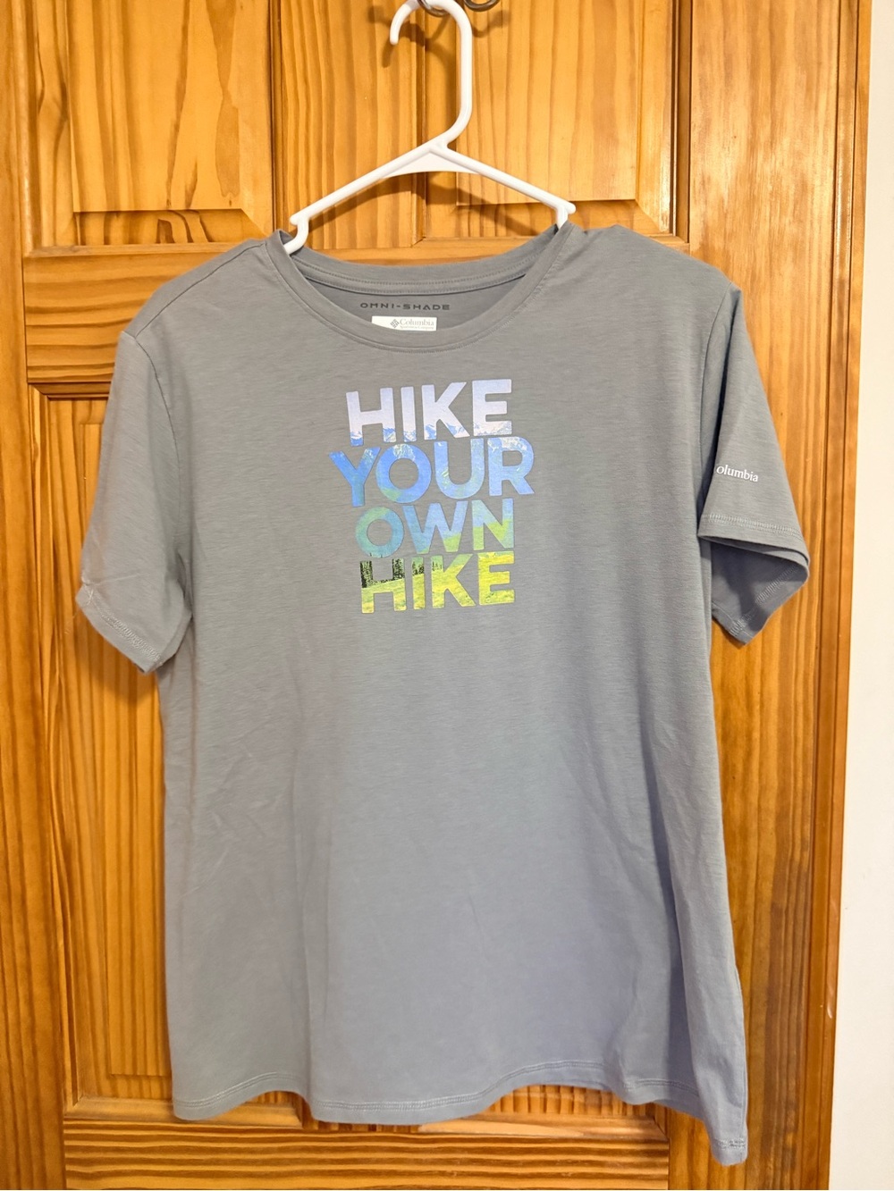 Two Columbia Gray Short Sleeve Tees
